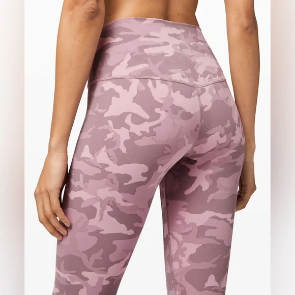 Lululemon High Rise Align Pant II 25" Activewear Yoga Workout Gym Leggings Camo - Picture 1 of 12